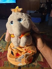 Disney Parks Babies Dumbo w/ Security Blanket 12" Stuffed Plush Elephant