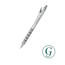 Pentel Packaged Graph Gear 1000 Automatic Drafting Pencil  0.5mm  Grey Accents