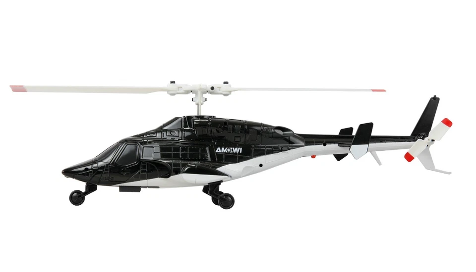 BELL 222 AIRWOLF HELIKOPTER 4-KANAL 6 ACHS GYRO LED RTF AMEWI 25355 - Bild 3 von 4