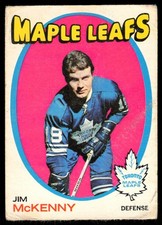 1971-72 OPC O-Pee-Chee AS IS LOW GRADE Jim McKenny RC Toronto Maple Leafs #43