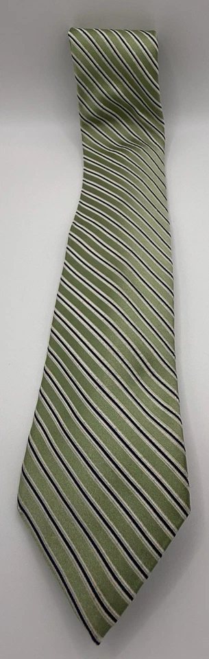 Corbata Chaps 100 % seda hecha a mano para hombre verde diseñador elegante 😎🧐 Foto 2 de 4