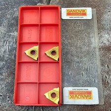 Qty 3 Sandvik R166.0G-16UN01-320 60 ISO-32 EXT R 1020 Carbide Threading Inserts