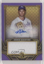 2022 Triple Threads Single Jumbo Relics Amethyst /75 Andrew Benintendi Auto