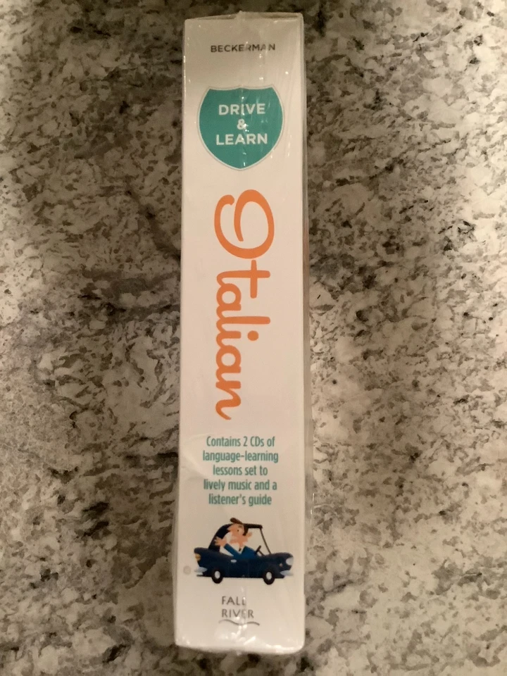 ITALIAN Drive & Learn- Howard Beckerman 2 CD's & Listener's Guide . BRAND NEW - Image 2 of 4