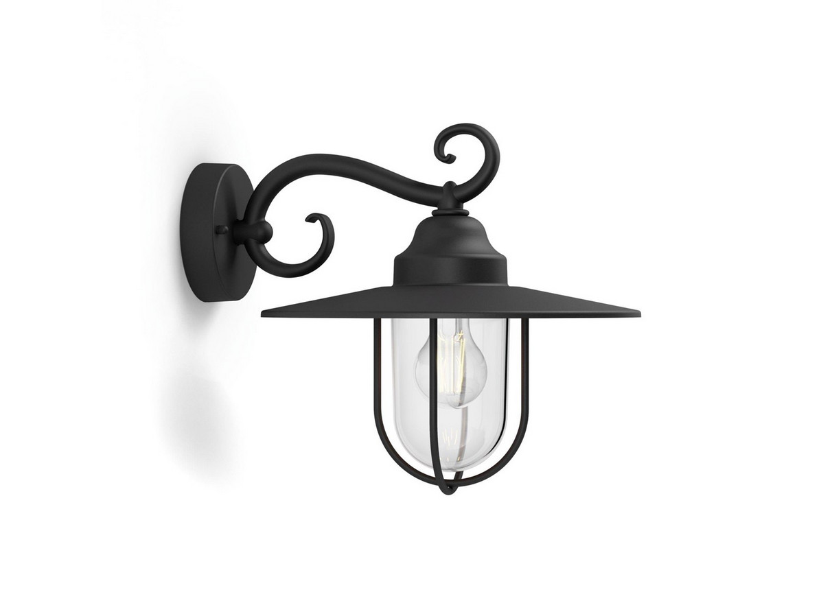Philips Pasture wall lantern black 1x60W 230V - Bild 2