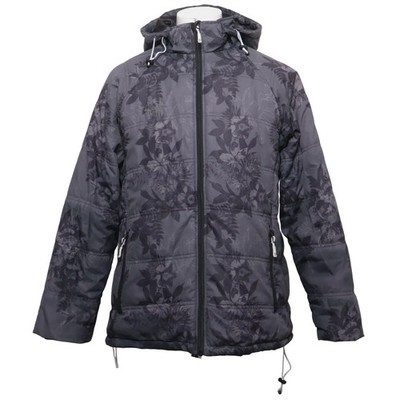 Dobsons, Winterjacke, Damen, Größe: 44, Grau/Mehrfarbig, Polyester, Blumen #t0D