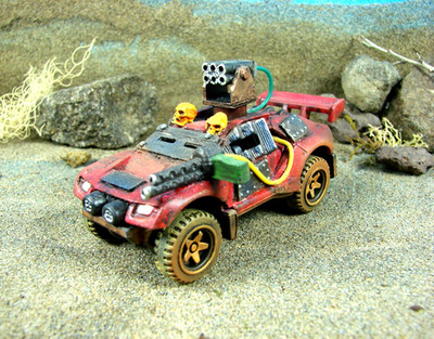 Gaslands Sand Burner Custom Hot Wheels Diecast 1/64 Mad Max AutoKill
