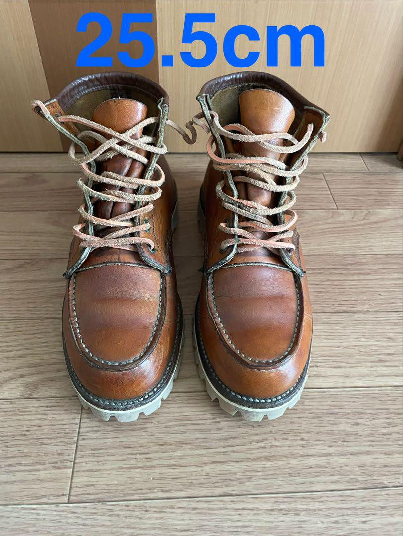 Rare RED WING 875 dog stamp mock toe boots #0214 | eBay