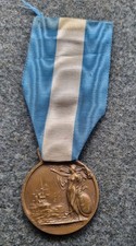 MEDAGLIA BRONZO REGNO VITTORIO EMANUELE III° LUNGA NAVIGAZIONE MARITTIMA JOHNSON