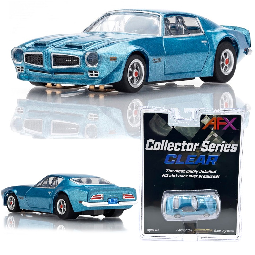 AFX 22123 Mega-G+ 1970 Pontiac Firebird Formula 400 Blue Metallic