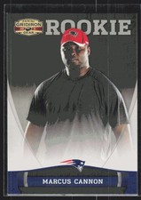 2011 Panini Gridiron Gear Marcus Cannon RC #187 New England Patriots