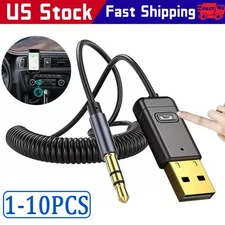 Wireless USB Bluetooth 5.0 Audio Transmitter Receiver Adapter For PC TV Car LOT