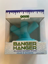OOZE Banger Hanger Silicone Banger Stand – Aqua Teal - New in Box