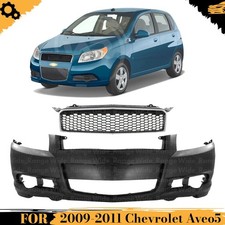 Front Bumper Cover Paintable Grille Assembly Kit For 2009-2011 Chevrolet Aveo5 Front Bumper Cover Paintable Grille Assembly Kit For 2009-2011 Chevrolet Aveo5
