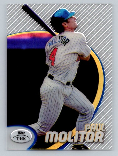 Paul Molitor [Pattern 78] #54 1998 Topps Tek card