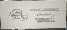New Creative Memories Custom Cutting System 12 in Scrapbook cutting patterns set