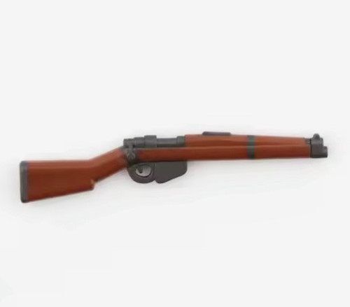 Lee Enfield Rifle WW1 For LEGO Minifigures Accessories Compatible Army Brown 1pc