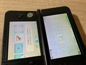 7241 Nintendo 3DS LL Red Black Good Condition TESTED