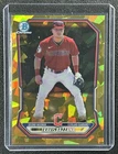 TRAVIS BAZZANA 2026 BOWMAN CHROME SAPPHIRE #BCP-35 PROSPECT GOLD REFRACTOR 21/50