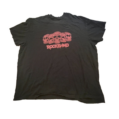 Official Rockband Harmonix Skulls Logo T-Shirt Mens XL Fast Shipping!
