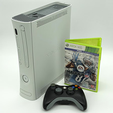Microsoft Xbox 360 Bundle White Console w/ Controller, All Cords, Tested Working