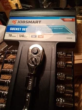 Job Smart Socket Set 1/4 Inchdrive 19 Pieces