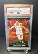 2024-25 Panini Donruss Optic  Express Lane Victor Wembanyama #19 Lime Green /199