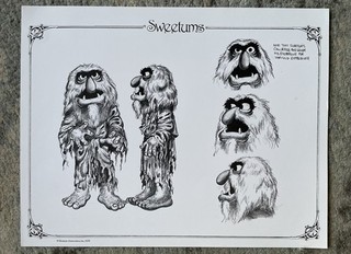 Rara guida stile Jim Henson The Muppet Show vintage pagina dolci originale 1978
