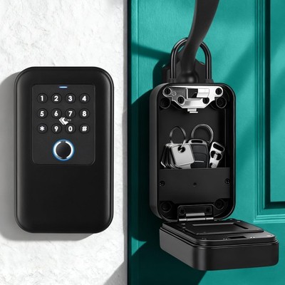 LOQOVA Smart Key Lock Box with Fingerprint, Passcode, TT-lock App, Access Car...
