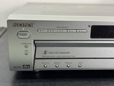 Sony DVP-NC600 5-Disc Carousel DVD CD Player Changer No Remote Silver