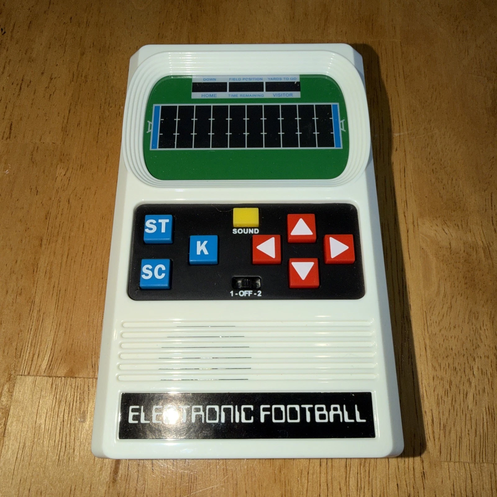 Vintage Mattel Electronic Football Retro Video Game Tested Working Super Clean