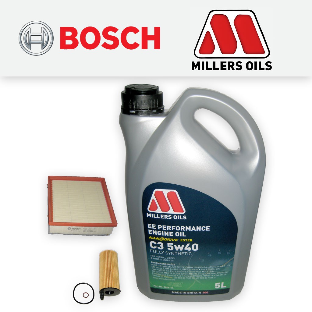 SERVICE KIT for BMW 3 SERIES F30 F31 F34 318D B47 OIL AIR FILTERS +OIL 2014-2019