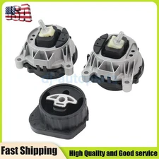 Set of 3 Engine Motor Mount & Transmission Mount For BMW X3 X4 F25 F26 xDrive28i