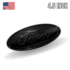 Ford Full Black Oval Emblem 4.5front Grille Tailgate Badge Logo 11.5x4.5cm