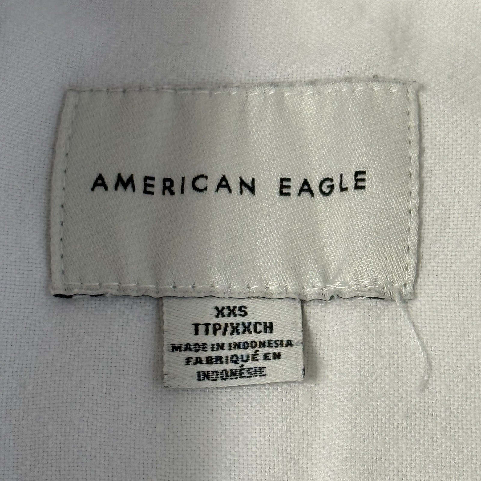 American Eagle Casual Button Up Collared Long Sle… - image 5