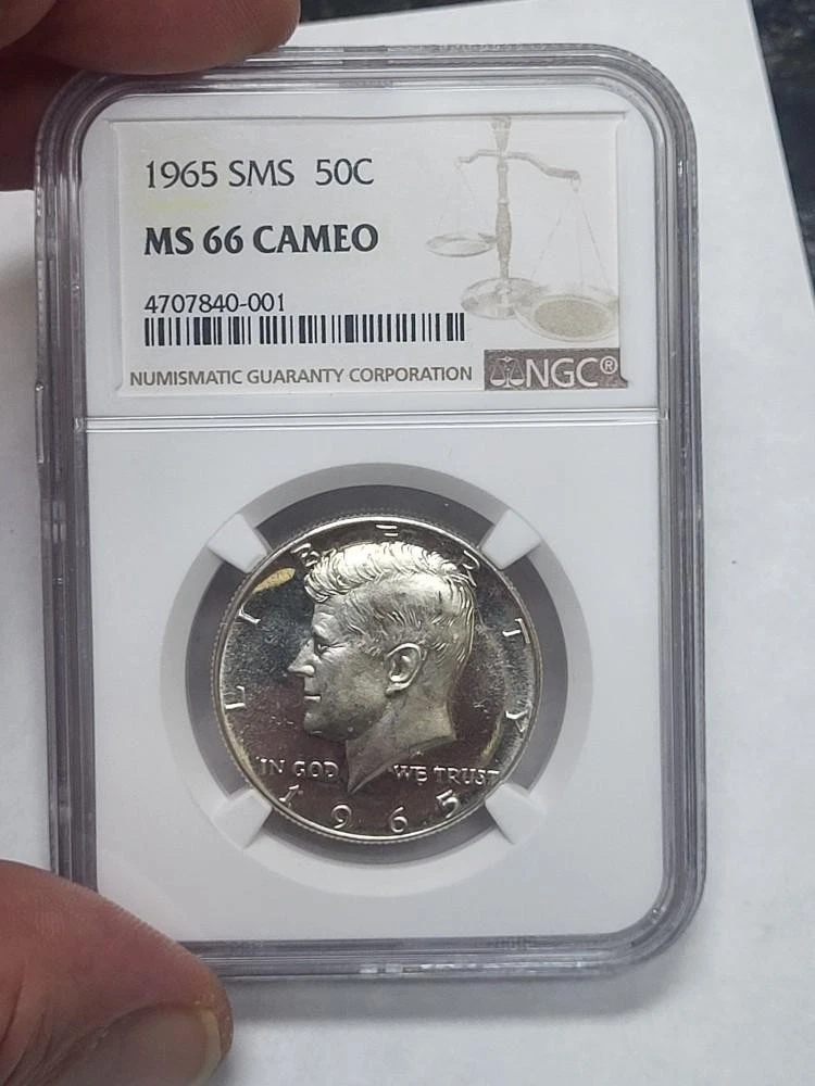 SMS Cameo Kennedy Half Dollars 1965 for sale | eBay