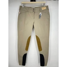 Tailored Sportsman | NWT Ladies’ Low-Rise Boot Sock Breeches Tan Riding Pant 34R