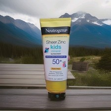 Neutrogena Sheer Zinc Kids Mineral Sunscreen Lotion SPF 50 Exp:2/2026