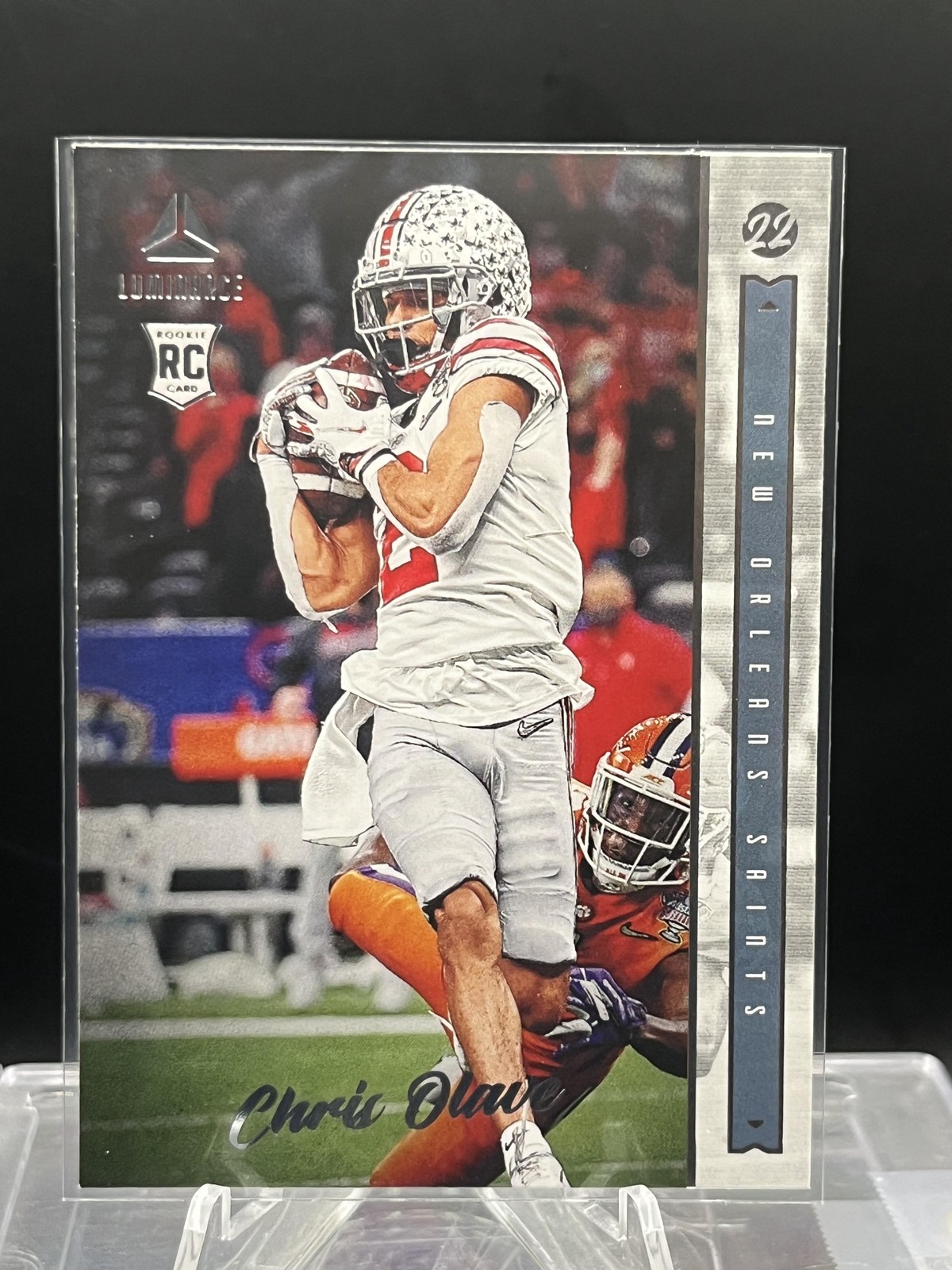 Chris Olave 2022 Panini Luminance #116 RC New Orleans Saints