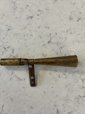 Vintage Fox Call Or Hunting Horn Bugle Brass 5 1/4  in length
