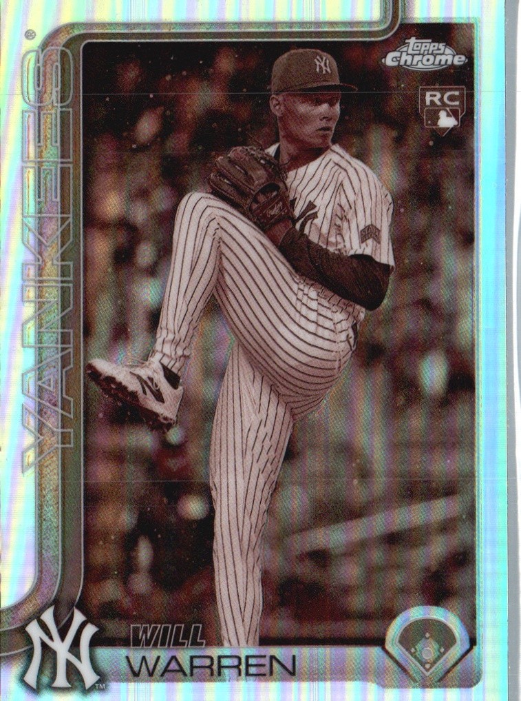 2025 Topps Chrome #81 Will Warren Sepia Refractors
