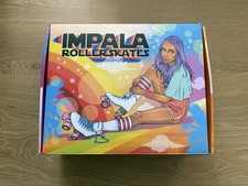 IMPALA Roller Skates Quad For Women Leopard Print Size 9 W Indoor Skating NEW