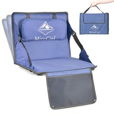 Stadium Seat with Back Support: Lightweight Foldable Bleacher Cushion for Out...