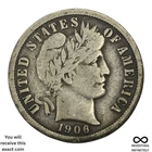 1906 D Barber Dime X-1676