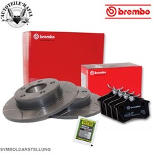 BREMBO Bremsensatz Bremsbelag + Petec Paste hinten für AUDI SEAT
