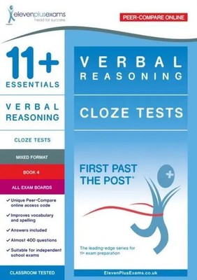 Eleven Plus Exams | 11+ Essentials Verbal Reasoning: Cloze Tests Book 4 | Buch