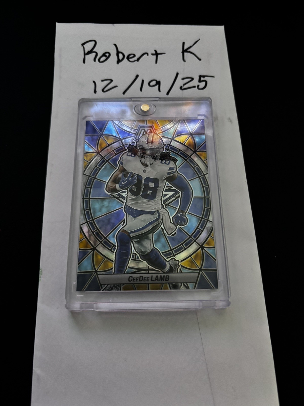 2023 Panini Mosaic - Stained Glass CeeDee Lamb #SG-18