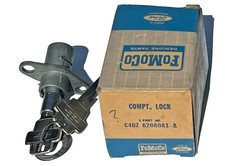 Nos 1964 65 66 Ford Mustang Falcon Comet Lock Cyl W Lincoln Keys C4dz-6206081-a
