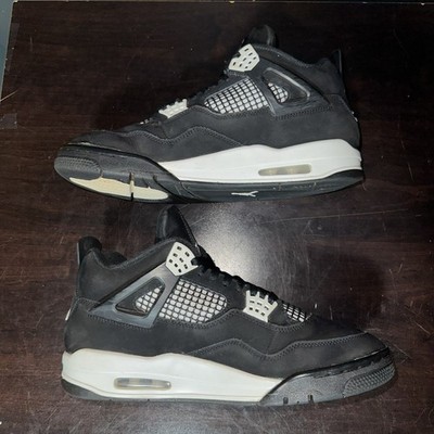Pre-Owned Jordan Air Jordan 4 Retro 10.5M White Thunder Black