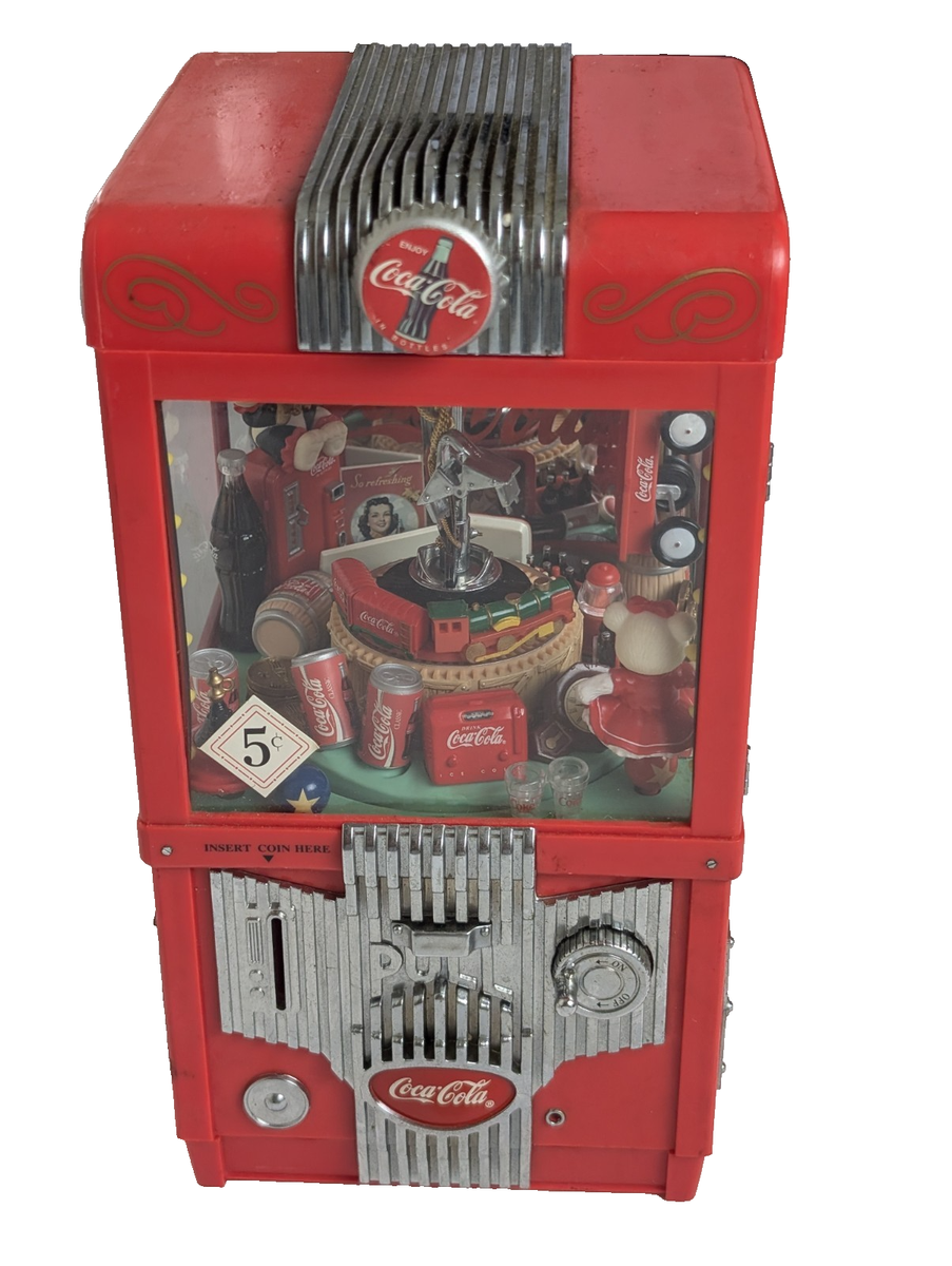 Vintage Coca-Cola Claw Machine Bank Toy Vending Arcade Style – Not